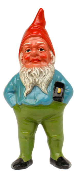 Terracotta Garden Gnome by VEB, 1970s
