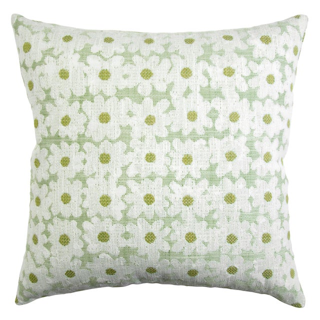 Contemporary Kevin O'Brien Daisy Pear 22" Performance Pillow For Sale - Image 3 of 3