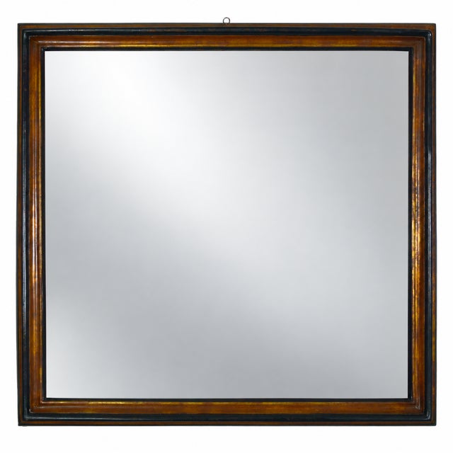 Large Antique Italian Mirror in Ebonized and Gilt Wood Frame in the style of Salvator Rosa, 1890s For Sale - Image 9 of 9