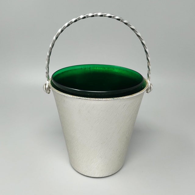 Mid-Century Modern Italian Ice Bucket by Giovanni Alessi, 1960s For Sale - Image 6 of 9