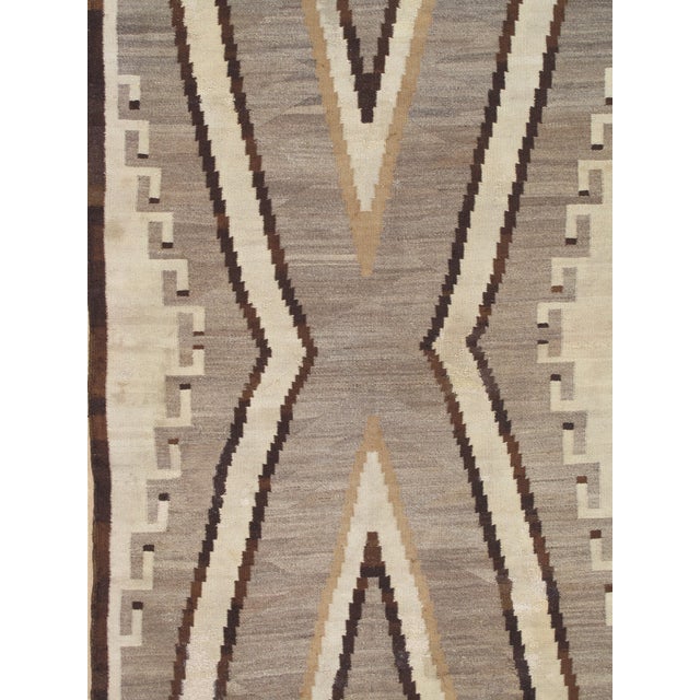 Paths of the Sacred Mountains Late 19th-Century Navajo Transitional Handmade Rug For Sale In New York - Image 6 of 18