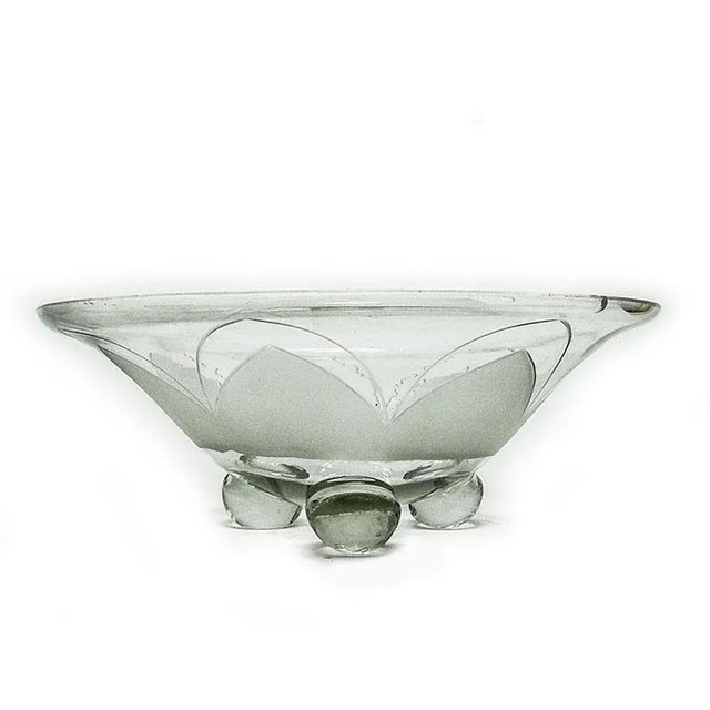 1950s Art Deco Vase from Hortensja Glassworks, Poland, 1950s For Sale - Image 5 of 5