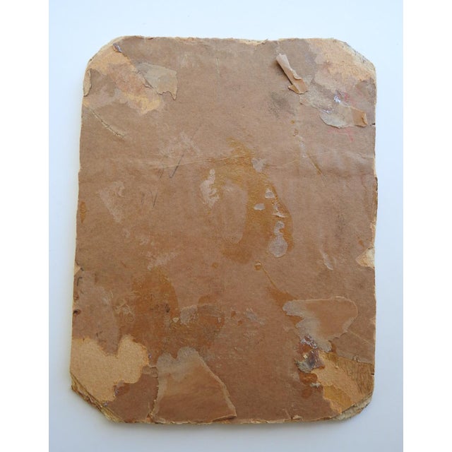 English Small Late 19th Century Floral Roses Botanical Painting For Sale - Image 3 of 3