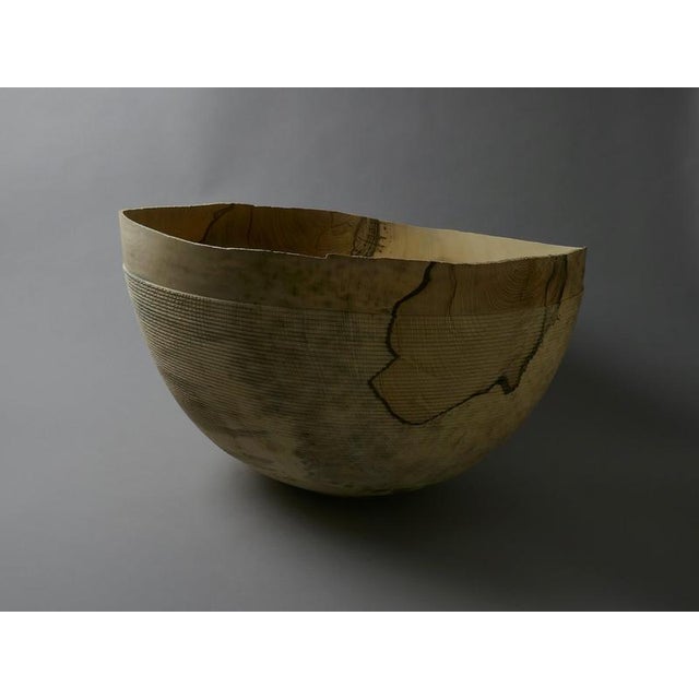 Rope Bowl in Hackberry Wood by Yann Marot For Sale - Image 10 of 12
