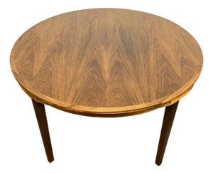 C. 1970s Dyrlund Danish Teak Flip Flap or Lotus Dining Table