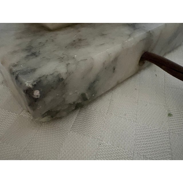 1940s Marble Column Lamp For Sale In Lexington, KY - Image 6 of 14