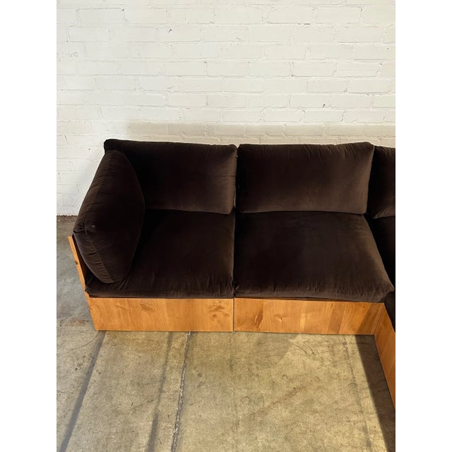 Wood Cantabria Modular Sofa - Alder For Sale - Image 7 of 13