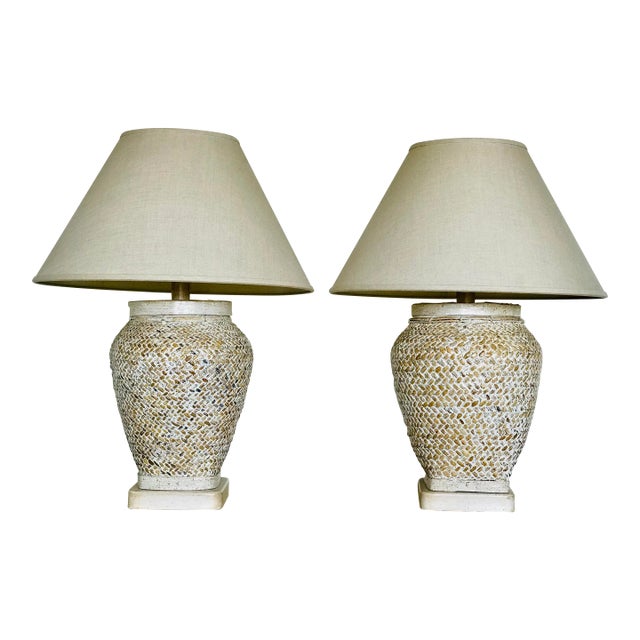 80s Steve Chase Lamps- a Pair For Sale