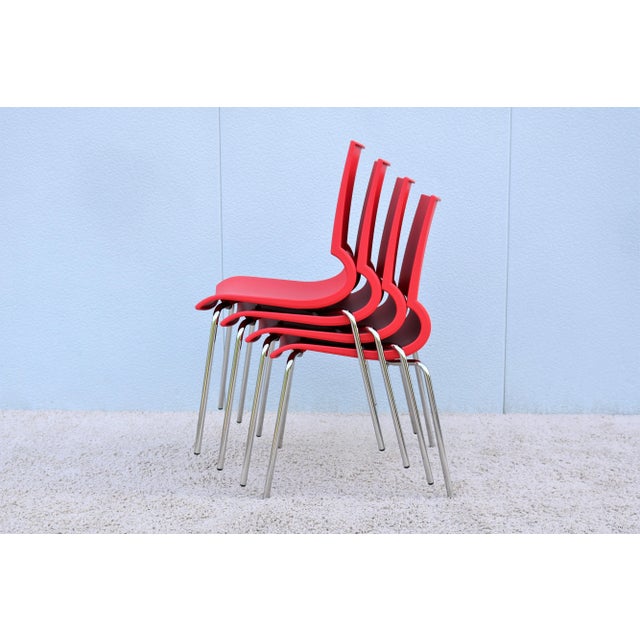 Italian Modern Marco Maran for Maxdesign Ricciolina Dining Chairs - Set of 8 For Sale - Image 12 of 13