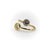 Metal 1990s Contemporary 18k Gold and Platinum Bezel Set Toi Et Moi Ring, Size 6 For Sale - Image 7 of 11