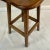 1940s Vintage Folk Art Hand-Crafted Arts & Crafts Pine Counter Barstool. For Sale - Image 4 of 9