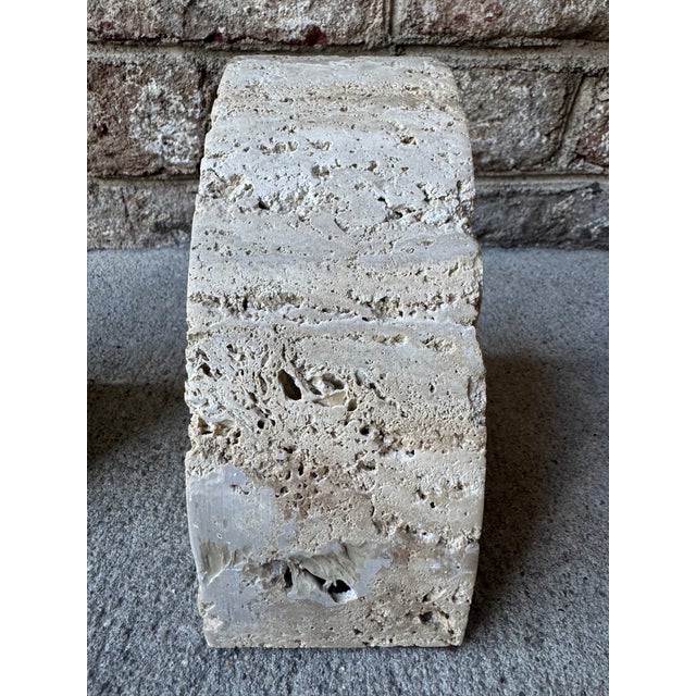Pair of Vintage Travertine Bookends For Sale - Image 13 of 18
