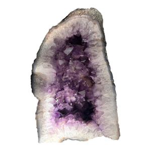 Late 20th Century Large Natural Amethyst Cathedral Geode Crystal Specimen – 30+ Pounds
