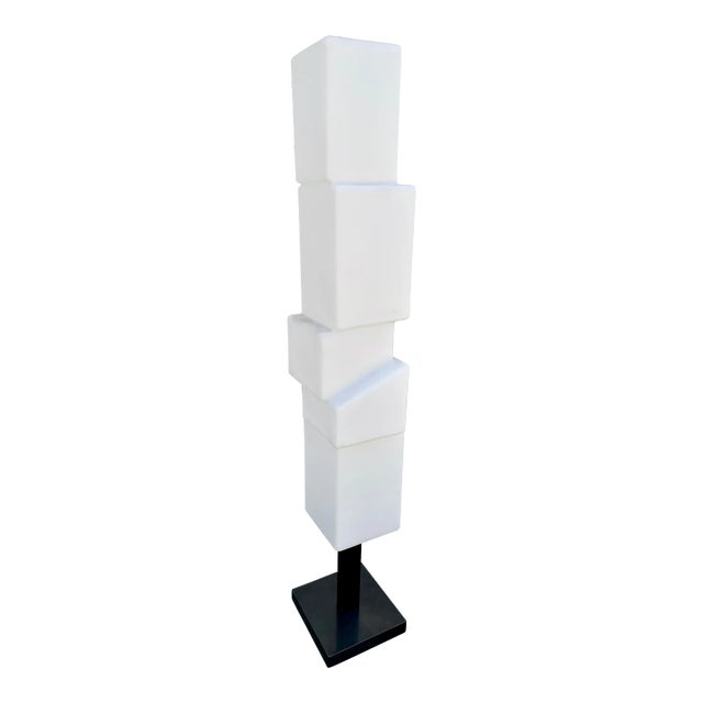 Cubist Tower Floor Lamp For Sale
