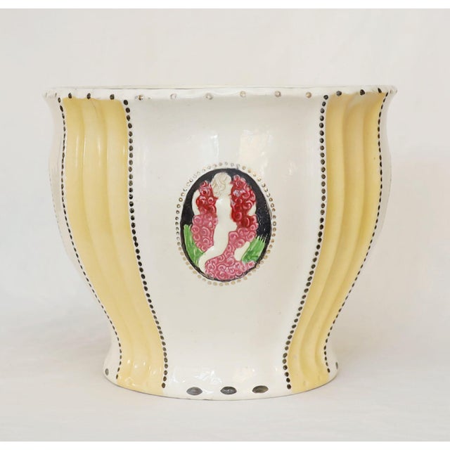 Art Nouveau Flower Pot from Julius Dressler, 1890s For Sale - Image 4 of 10