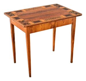 French 19th Century Marquetry Inlay Desk