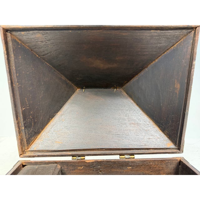 Antique Indian Jewelry Box in Wood and Brass, 1800s For Sale - Image 15 of 16