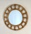 Mid-Century Modern Round Bamboo Mirror, 1970s For Sale - Image 3 of 5
