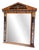 Vintage Clasical Gilt Yew and Ebonised Overmantle Mirror, 1990s For Sale