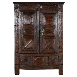 Early 18th Century French Oak Armoire, 1700s