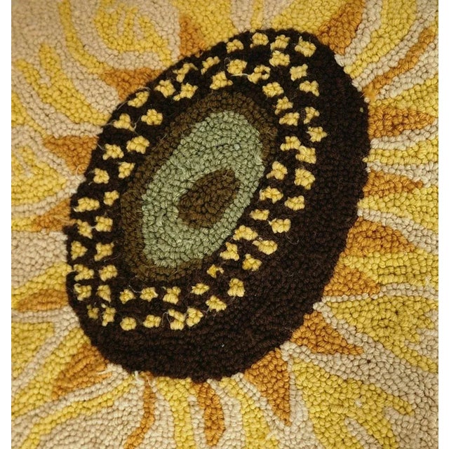 *Please see my 4 other oversized blossom pillows to coordinate. This beautifully hand hooked pillow features an oversized...