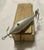 Rare 1904 Heddon Dowagiac 300 "High Forehead" Surface Minnow in Aluminum With Original Wooden Box For Sale - Image 4 of 11