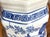 Classic Chinoiserie Blue and White Flower and Birds Decorated Ceramic Cachepot For Sale In San Diego - Image 6 of 6