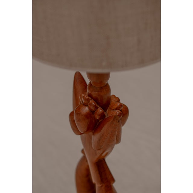 Mid-Century French Sculptural Floor Lamp, 1960s For Sale - Image 4 of 8