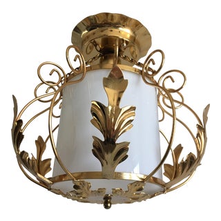 Mid-Century Acanthus Lantern For Sale