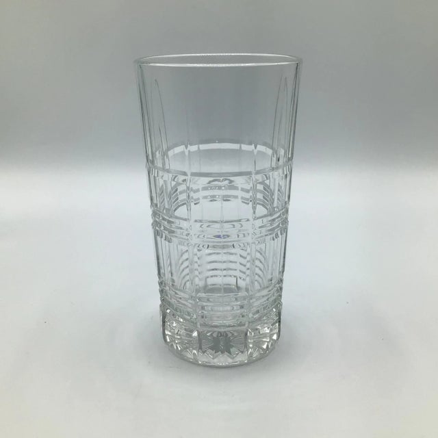 Cristal d' Arques Old Fashioned and Cooler Glasses - Group of 9 Carrolton by Cristal d'Arques - Durand For Sale - Image 4 of 12