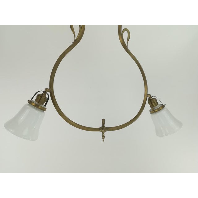 Viennese Art Nouveau Pendant Lamp, 1900s For Sale - Image 6 of 9