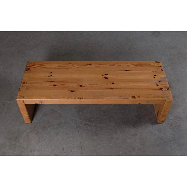 Dining Table / Bench in Pine by Roland Wilhelmsson, Sweden, 1973 For Sale - Image 6 of 10