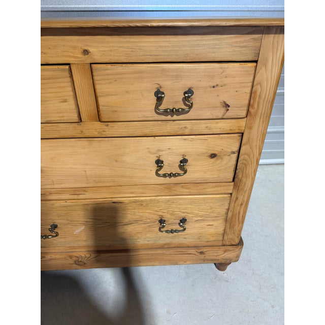 Antique Pine Two Over Two Drawers - Chest of Drawers From England For Sale - Image 9 of 18