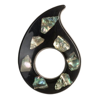 Vintage Marine Opal Paperweight by Crystal Craft, Australia, 1970s For Sale