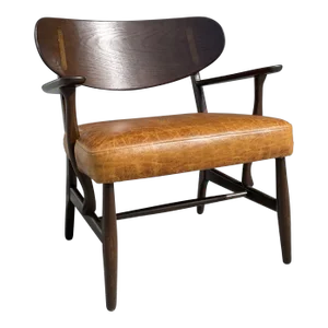 1950s Mid Century Ch-22 Lounge Chair by Hans Wegner for Carl Hansen