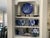 Rustic European Vintage Large Blue & White Platter For Sale - Image 3 of 13