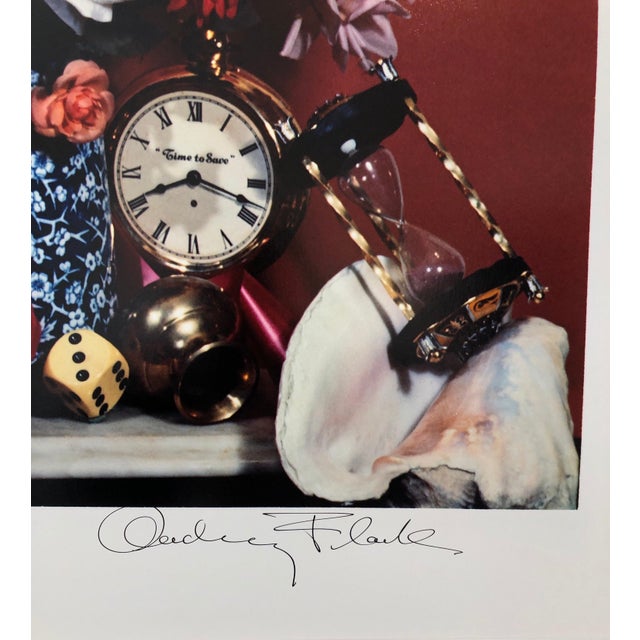 Audrey Flack, Pop Art Vintage Color Photograph Dye Transfer Print "Time to Save" Audrey Flack, 1984 For Sale - Image 4 of 11