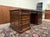 English Desk Partner in Teak with Leather Top For Sale - Image 5 of 18