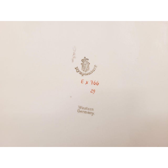 1960s Nymphenburg Indian Summer Flowers Oval Platter, Germany Circa 1960 For Sale - Image 5 of 5