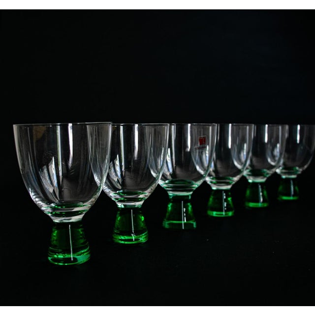 Murano Crystal Martini Glass by Moretti, Set of 6 For Sale - Image 4 of 18