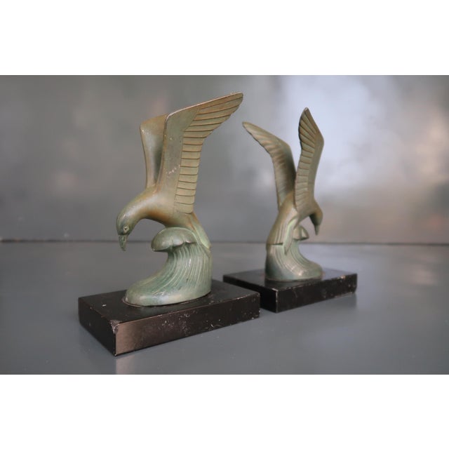 Pair of French Art Deco 1930 Bookends For Sale - Image 11 of 14