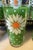 Metal Vintage 1960s Pasinski Signed Daisy Glasses Set of 8 With Metal Caddy Crate For Sale - Image 7 of 11