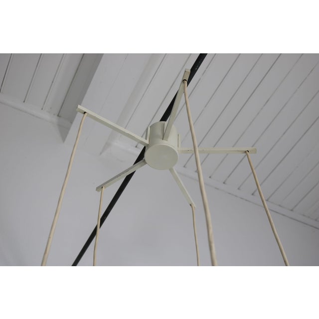 Silver Cascade Lamp with Crystal Glass, 1970s For Sale - Image 8 of 13