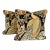 Traditional Velvet Pillows in Morris and Co. Forest Fabric - a Pair For Sale