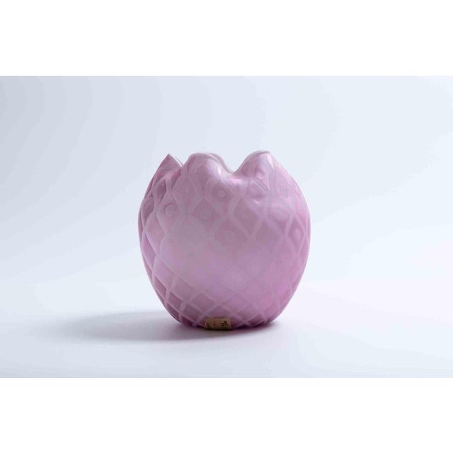 1920s Murano Glass Geometric Vases by Vamsa, Italy, 1920s, Set of 2 For Sale - Image 5 of 10