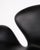 Swan Chair in Black Elegance Leather by Arne Jacobsen for Fritz Hansen, 2002 For Sale - Image 9 of 14