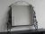 Art Deco Mirror with Faceted Glass in a Steel Frame For Sale - Image 18 of 18
