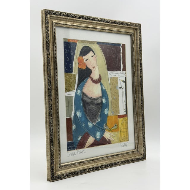 2000 - 2009 Orange Petals — Signed and Numbered Limited Edition Figurative Art Print, 40/500 For Sale - Image 5 of 18