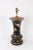 Vase Lamp With Gold and Ochre Details Featuring Multiple Famille Roses For Sale - Image 4 of 13