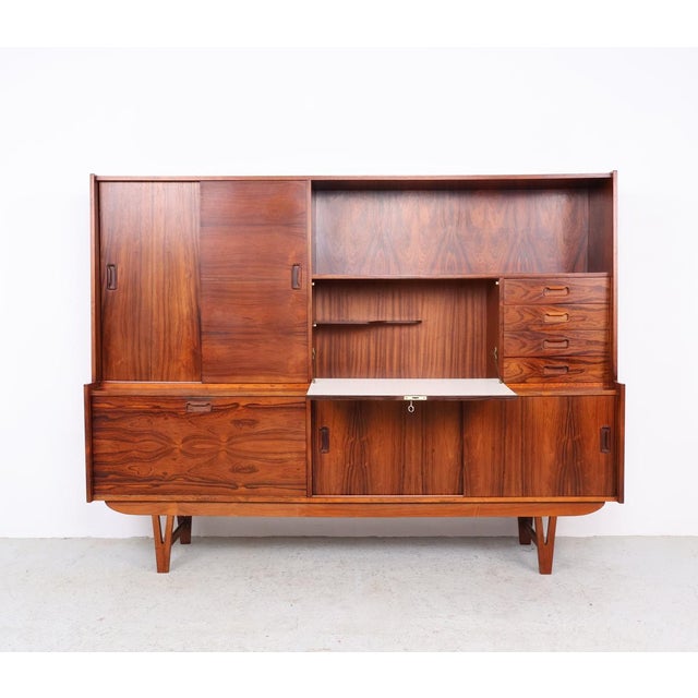 Mid-Century Modern Vintage Dutch Buffet Cabinet with Asymmetrical Layout, 1960s For Sale - Image 3 of 18